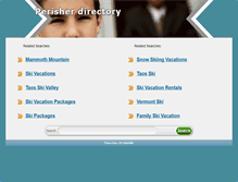 Tablet Screenshot of perisher.com